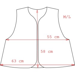 Gilet inséparable réversible